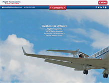 Tablet Screenshot of flighttaxsystems.com